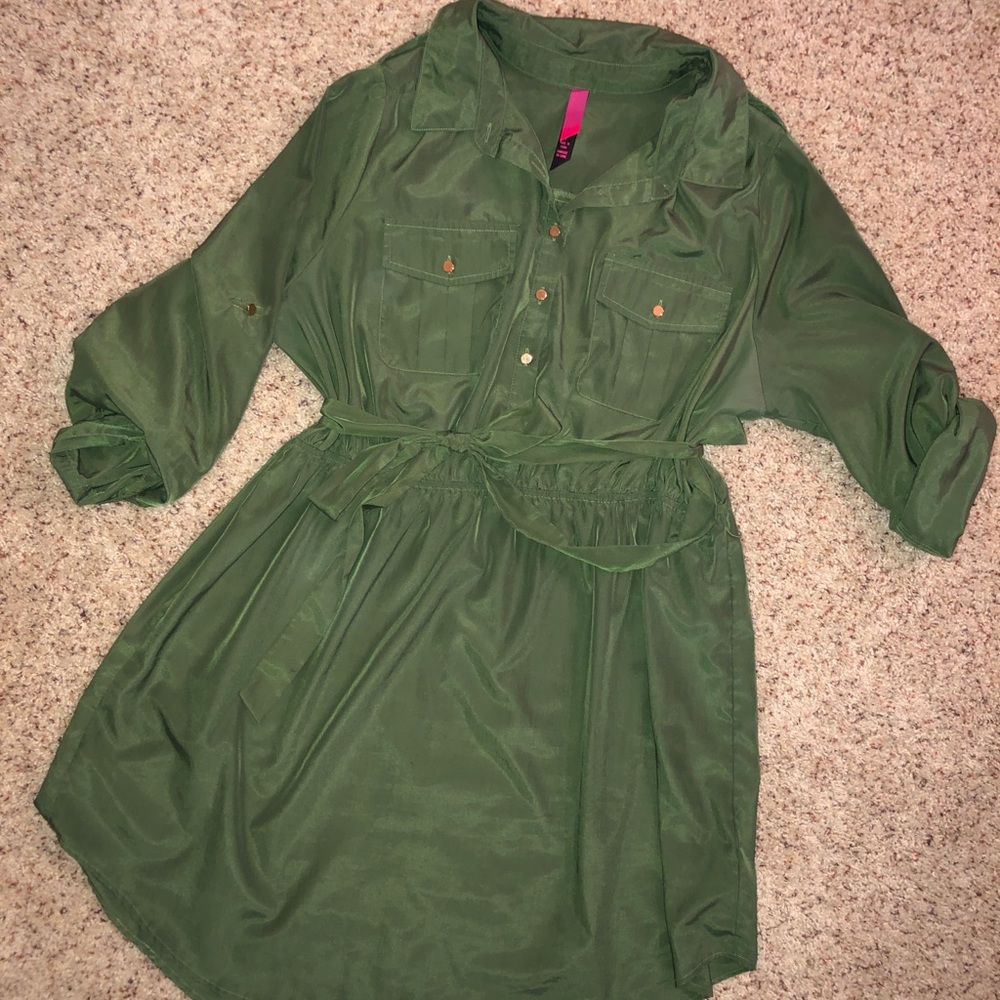 Tunic shirt dress